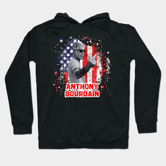 Anthony Bourdain Legendary Hoodie by Charlie Dion